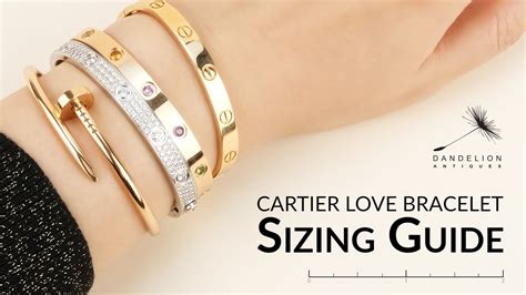 bracelete love cartier|cartier love bracelet size chart.